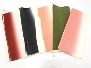 アンティーク　八掛洗い張り5本セット